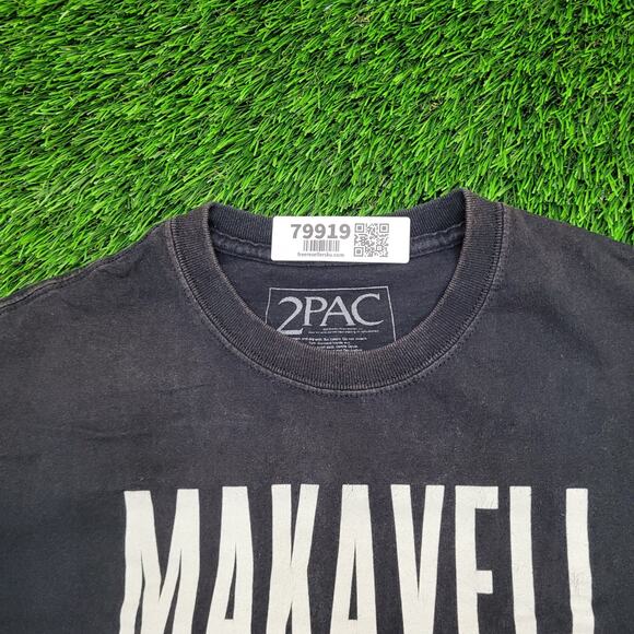 2PAC Tupac-Shakur Makaveli Shirt Womens Medium 19x25 Black - Picture 8 of 12